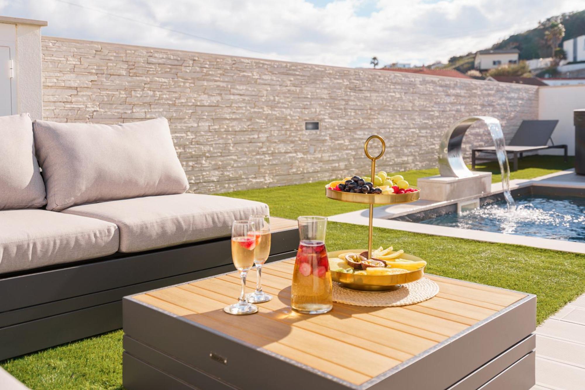 Paradise Villa, Luxury Villa Near The Beach Ribamar  Exteriör bild