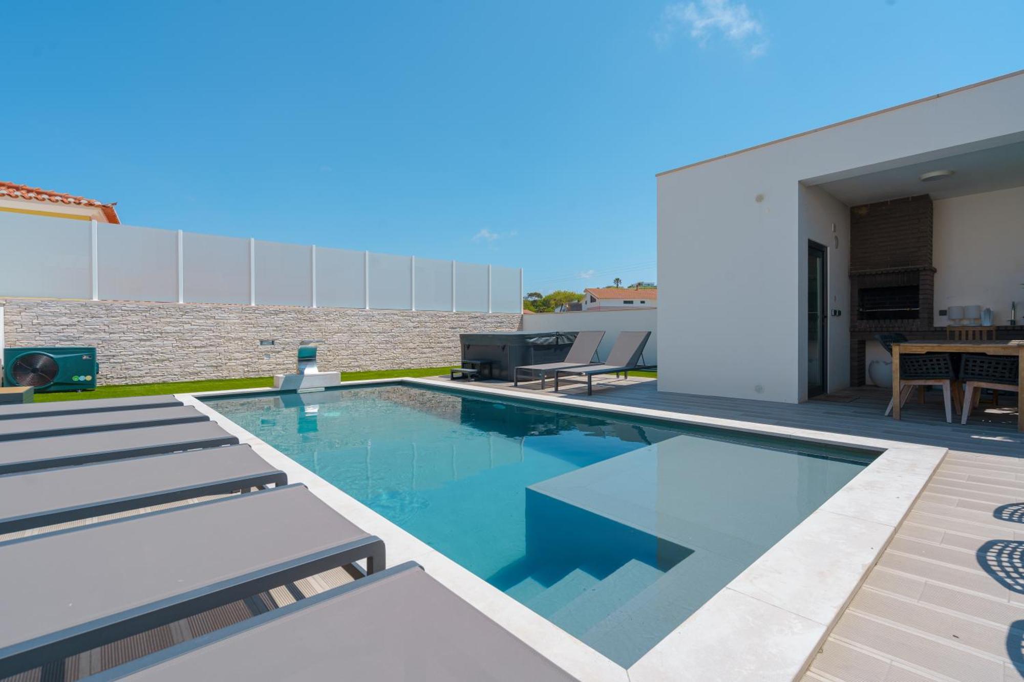Paradise Villa, Luxury Villa Near The Beach Ribamar  Exteriör bild